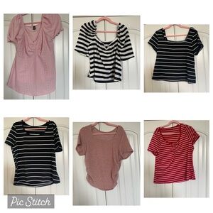 (6 qty) 🆕 SHEIN Crop T-Shirts 2XL